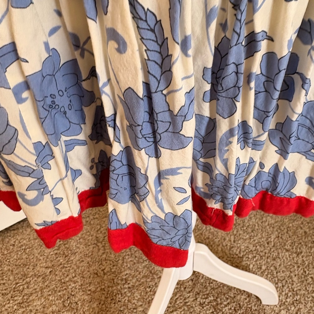 THML Blue and White Floral Dress - Picture 4 of 9
